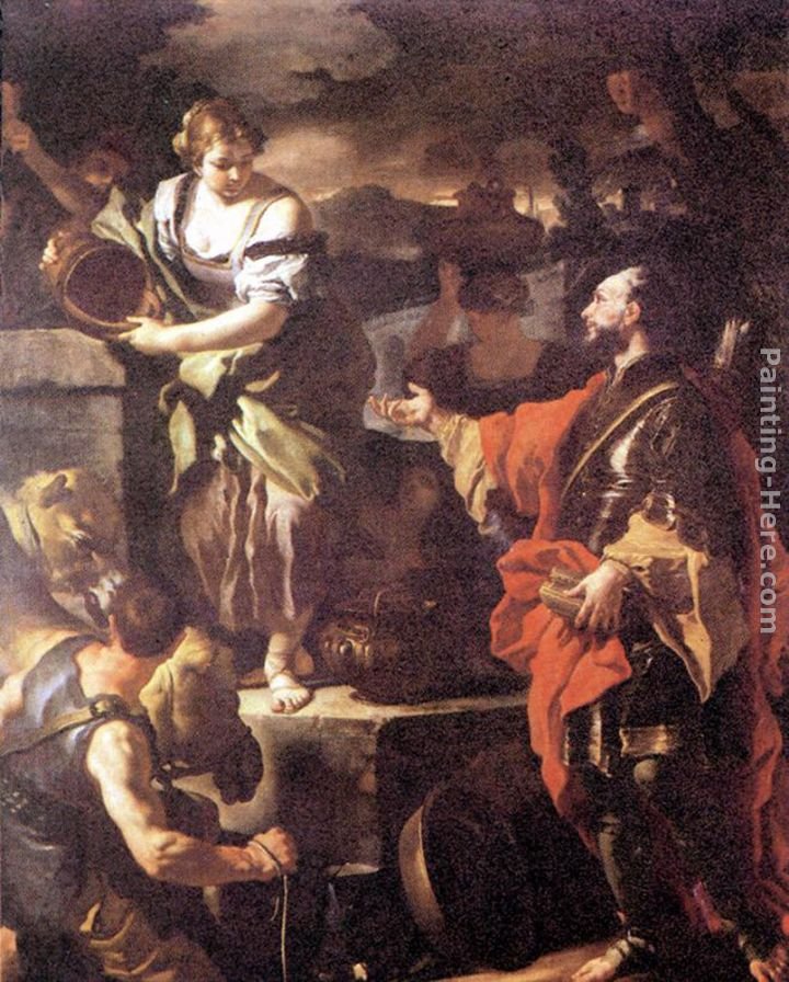 Francesco Solimena Rebecca and Eleazer